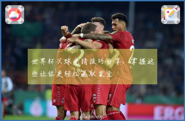 世界杯买球竞猜技巧分享，掌握这些让你更轻松赢取奖金