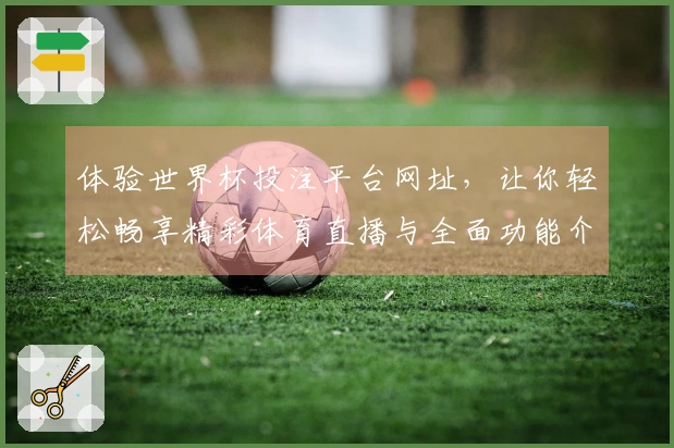 体验世界杯投注平台网址,让你轻松畅享精彩体育直播与全面功能介绍
